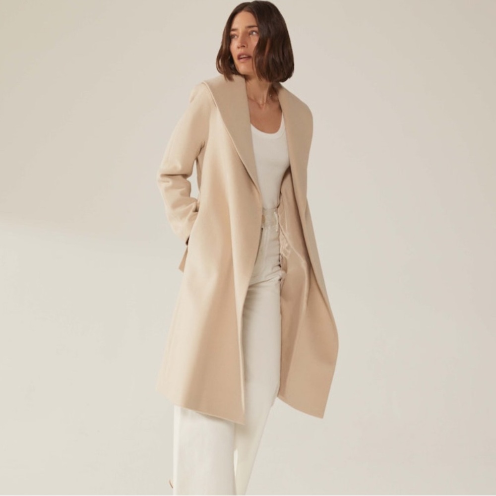 Cashmere-Wool Robe (Italic Bridgette)
